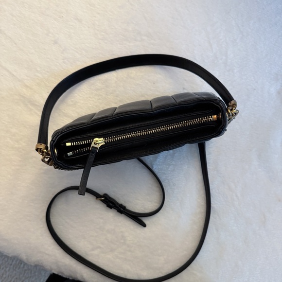 Tory Burch Black Crossbody Bag with Gold Accents - Picture 4 of 5